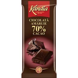 Kandia ciocolata amaruie 70% cacao 80g