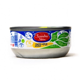 Scandia pate de pui integral 120g