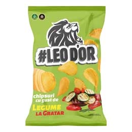Chipsuri Leod'or gust de legume la gatar 130g