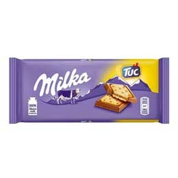 Milka ciocolata sandwich Tuc 87g