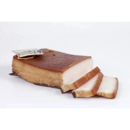 Facos slanina afumata cu usturoi vid