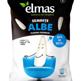Elmas seminte albe de floarea soarelui coapte si sarate 100g