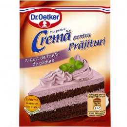 Dr Oetker crema pentru prajituri cu gust de fructe de padure 50g