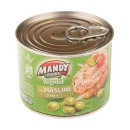 Mandy pate vegetal cu masline 200g