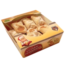 Pan food cornulete cu umplutura de caise 300g