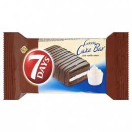7 Days cake bar glazurat cu vanilie 32g