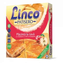 Linco Patisero placinta cu mere si scortisoara 800g