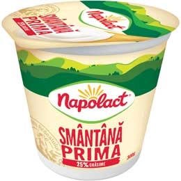 Napolact smantana Prima  25% 300g