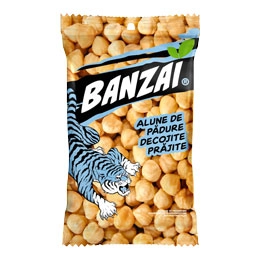 Alune de padure prajite Banzai 70g