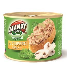 Mandy pate vegetal cu ciuperci 200g