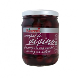 Raureni compot de visine fara samburi 720g