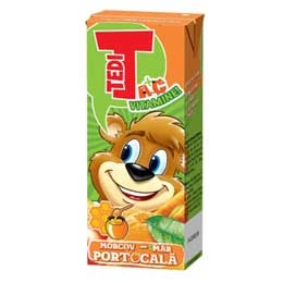 Tedi suc cu morcov, mar si portocala  200ml