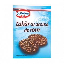 Dr Oetker zahar cu aroma de rom 8g