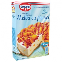 Dr Oetker mix pentru prajitura Melba cu piersici 252g