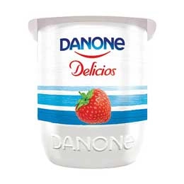 Danone Delicios capsuni 125g