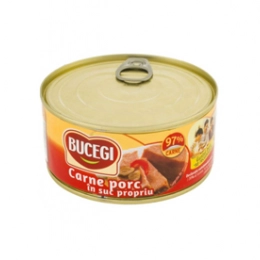 Bucegi carne de curcan in suc propriu 300g