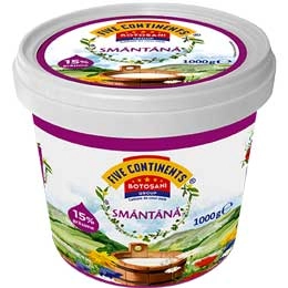 Five Continents smantana 15% 1000g