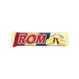 Rom baton alb cu arahide si caramel sarat 44g
