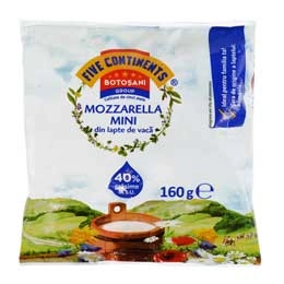 Five Continents mozzarella mini 40% 160g