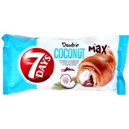7 Days croissant max double cocos 85g