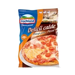 Hochland delicii calde branza rasa pizza 150g