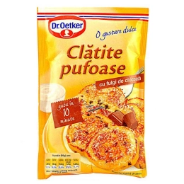 Dr Oetker clatite pufoase cu fulgi de ciocolata 160g