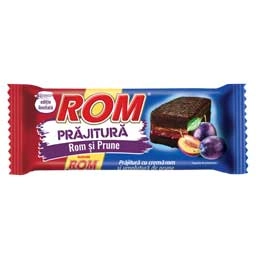 Rom prajitura cu crema rom si prune 35g
