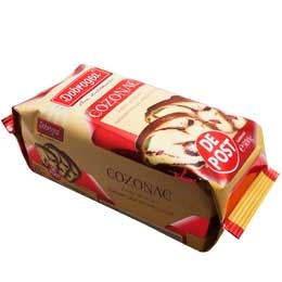 Dobrogea cozonac cu rahat si cacao de post 500g
