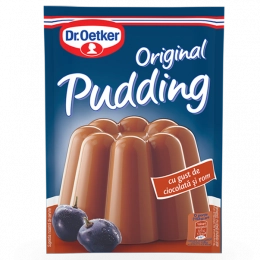 Dr Oetker budinca cu gust de ciocolata si rom 50g