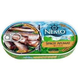 Nemo sprot afumat in ulei 170g