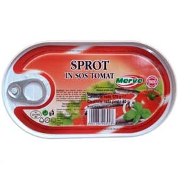 Merve sprot in sos tomat 170g