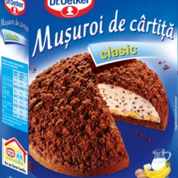 Dr Oetker prajitura musuroi de cartita clasic  350g