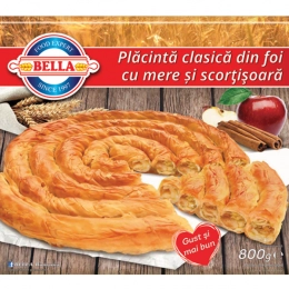 Bella placinta cu mere si scortisoara 800g