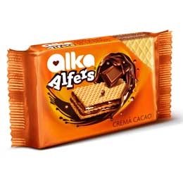 Alfers mini napolitane crema cacao 34g